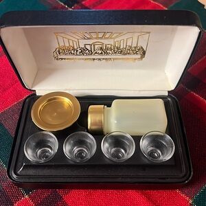 Vintage portable communion set